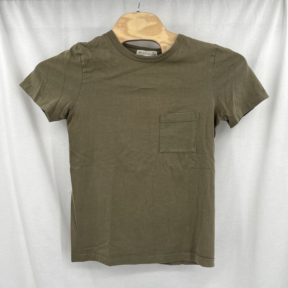 Merz b. Schwanen 215P Loopwheeled Pocket T-Shirt Organic Cotton Made In Germany